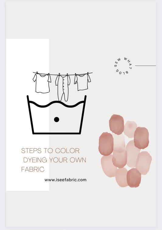 Custom Dye your Fabric at Home!