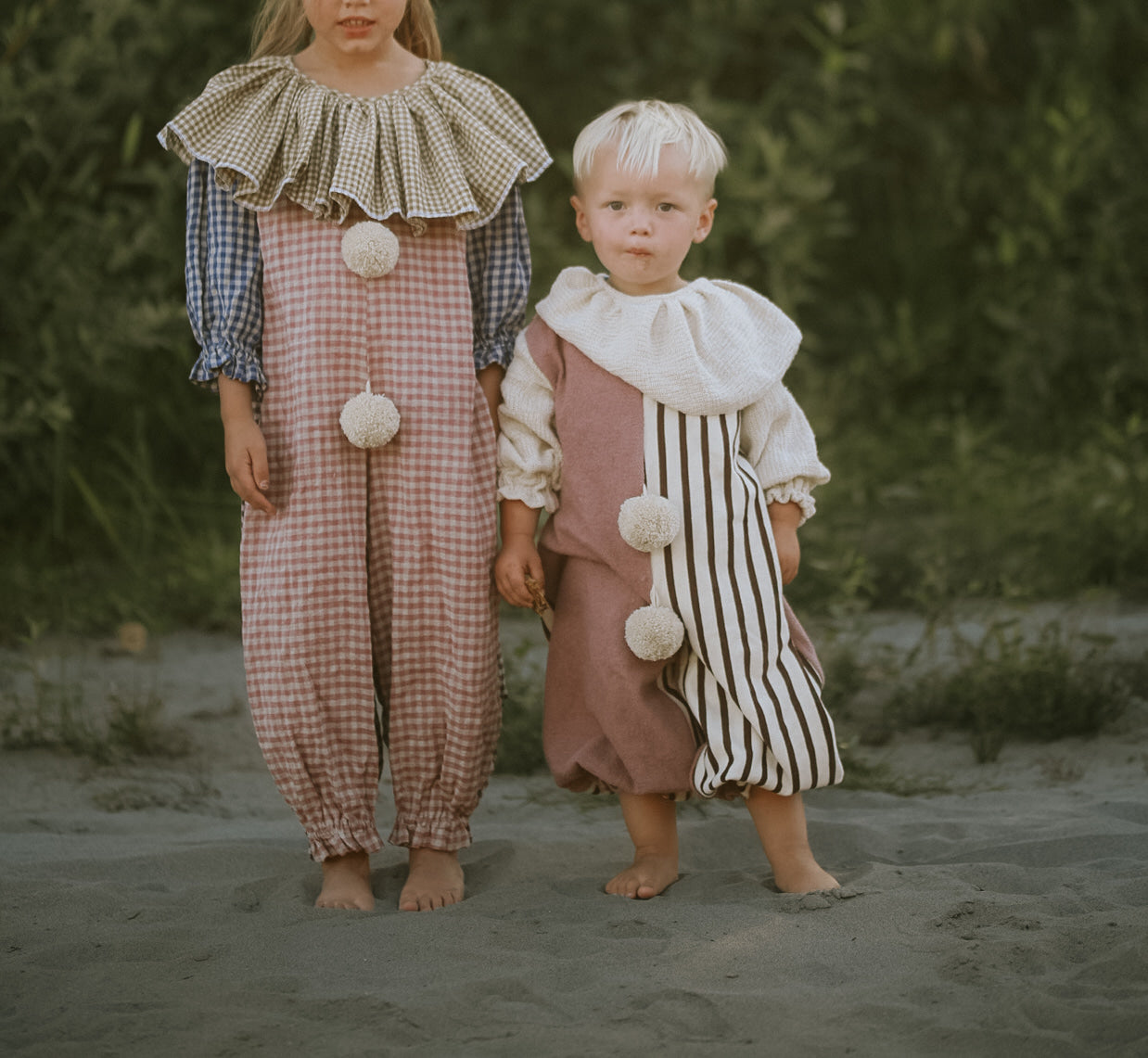 Vintage Clown Sewing Pattern – Digital PDF & Projector File – Sizes 2Y–12Y – Advanced Beginner Costume Sewing Pattern