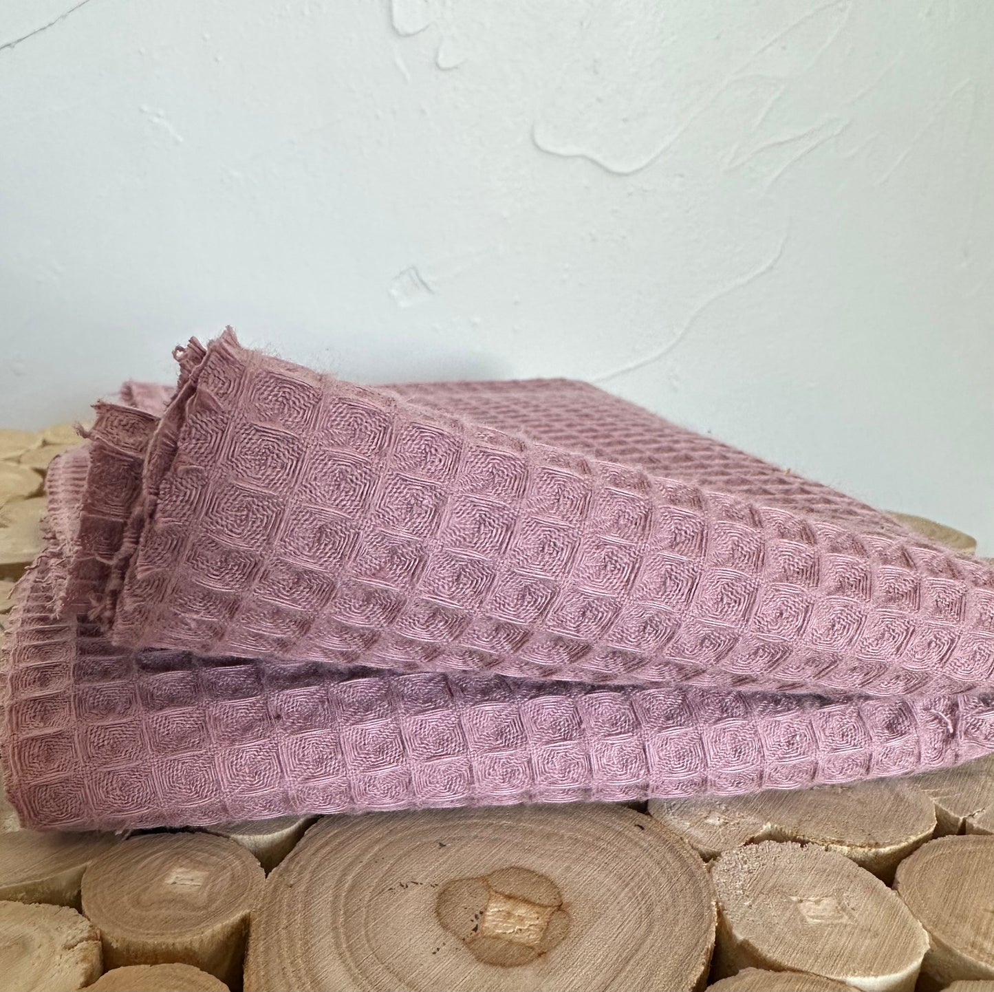 Woven 100% Cotton Waffle Toweling