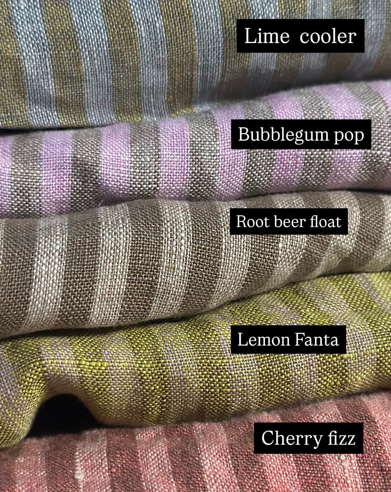 Soda shop linen