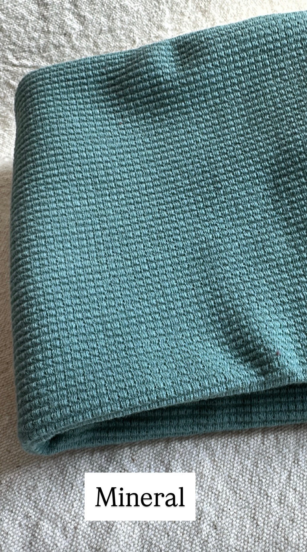 Organic Cotton Waffle Box Thermal