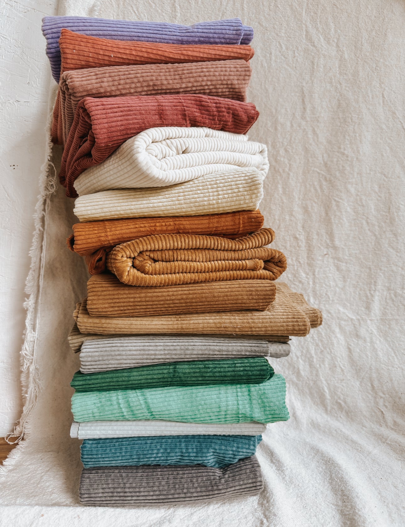 Velvet Ridge Corduroy – Soft Wide Wale 100% cotton