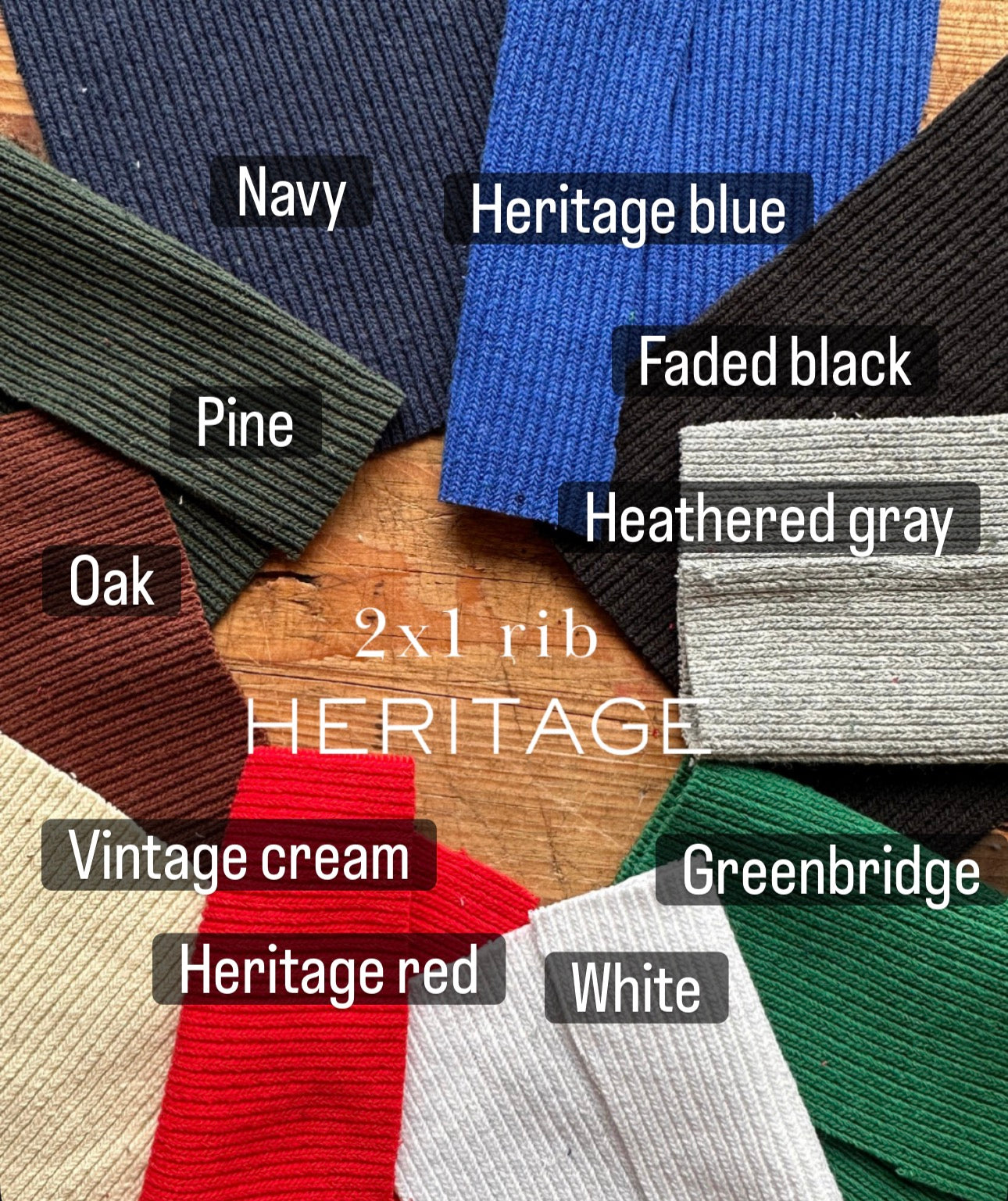 Heritage Premium USA Milled Cotton Knits