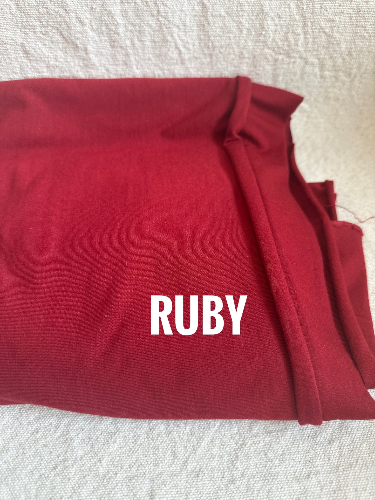 Ruby fabric sample