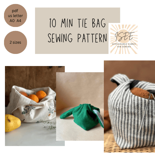 Bag Sewing Pattern Reusable Bread Bag Diy Sewing School Reusable
