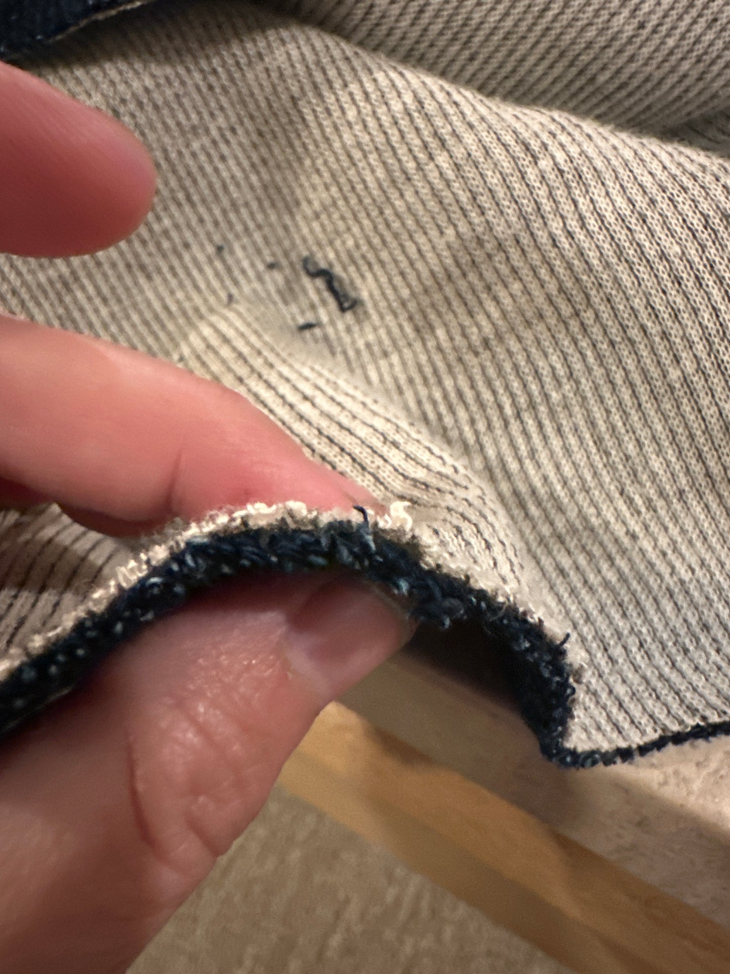 Heritage Indigo knit twill