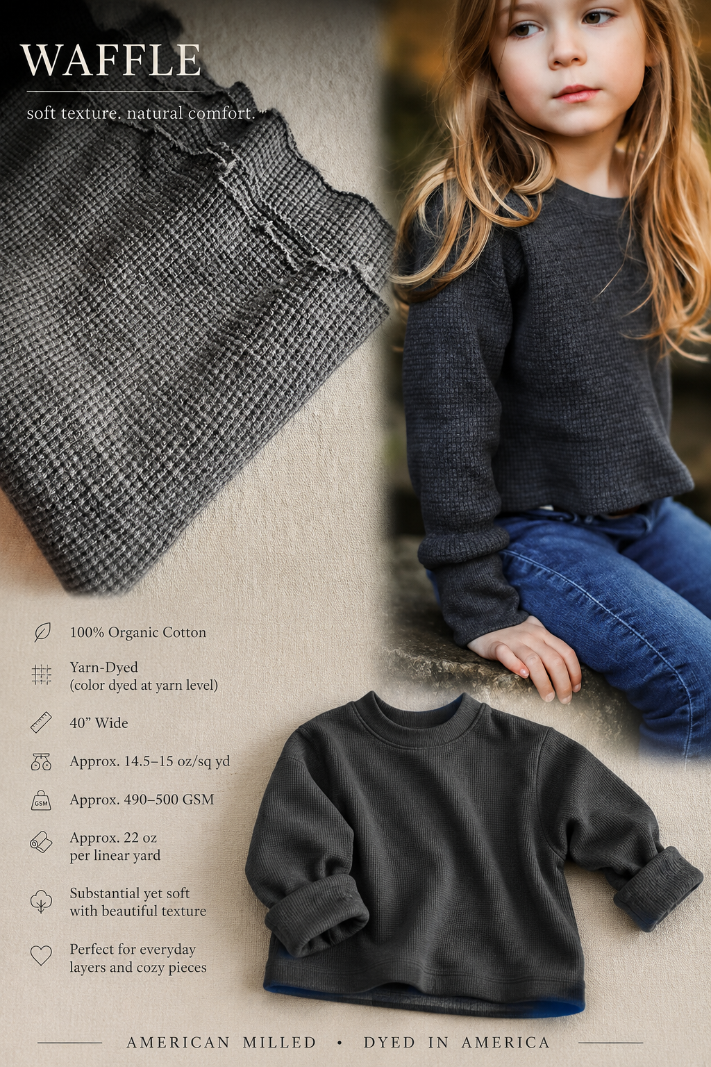 Yarn-Dyed Organic Cotton Millstone Collection