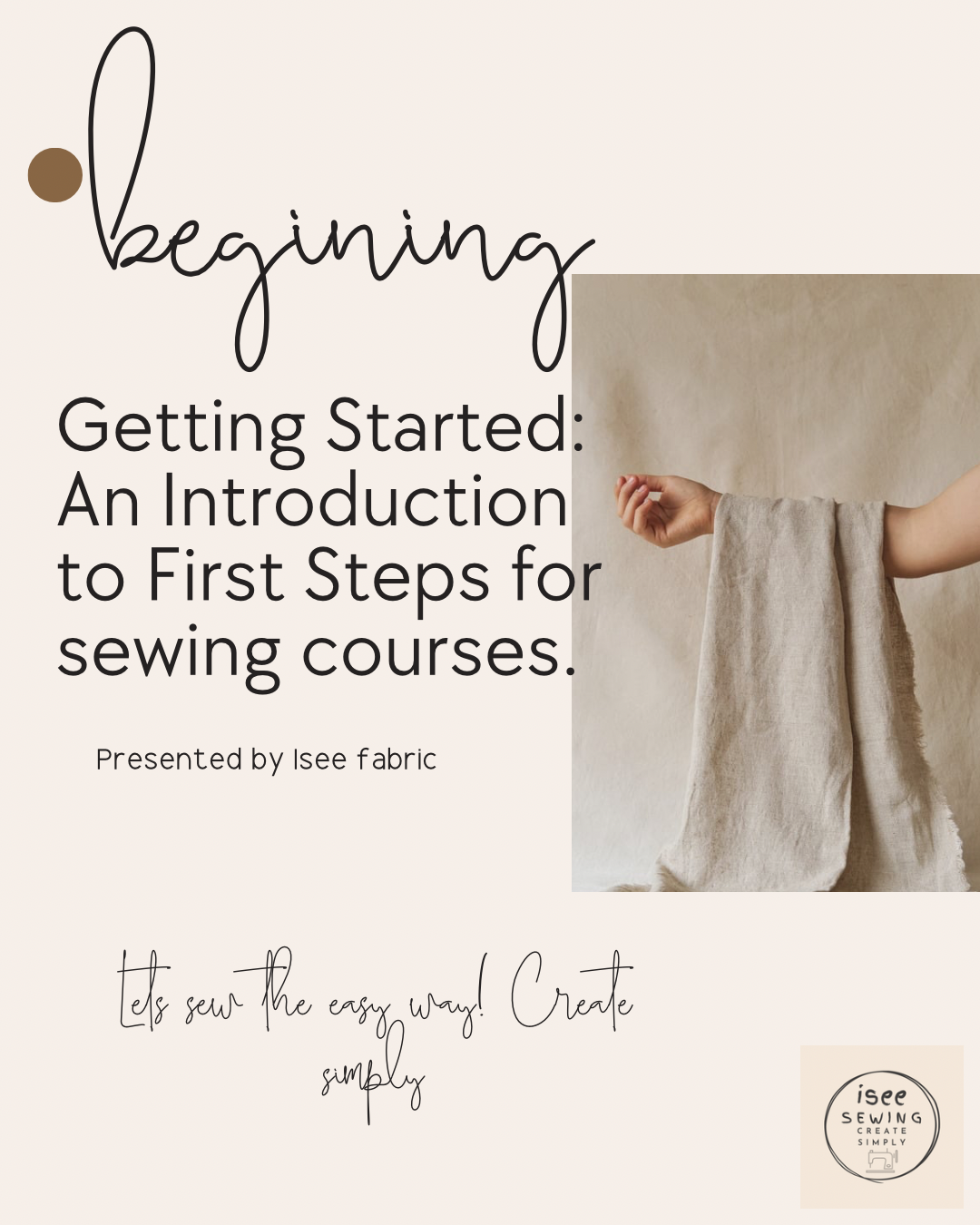 A beginners guide to successful sewing - Isee fabric