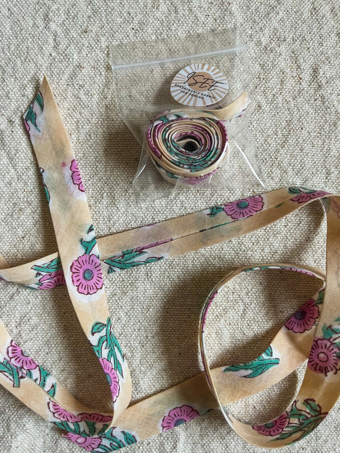 3/4” Handcut Bias Tape - Isee fabric