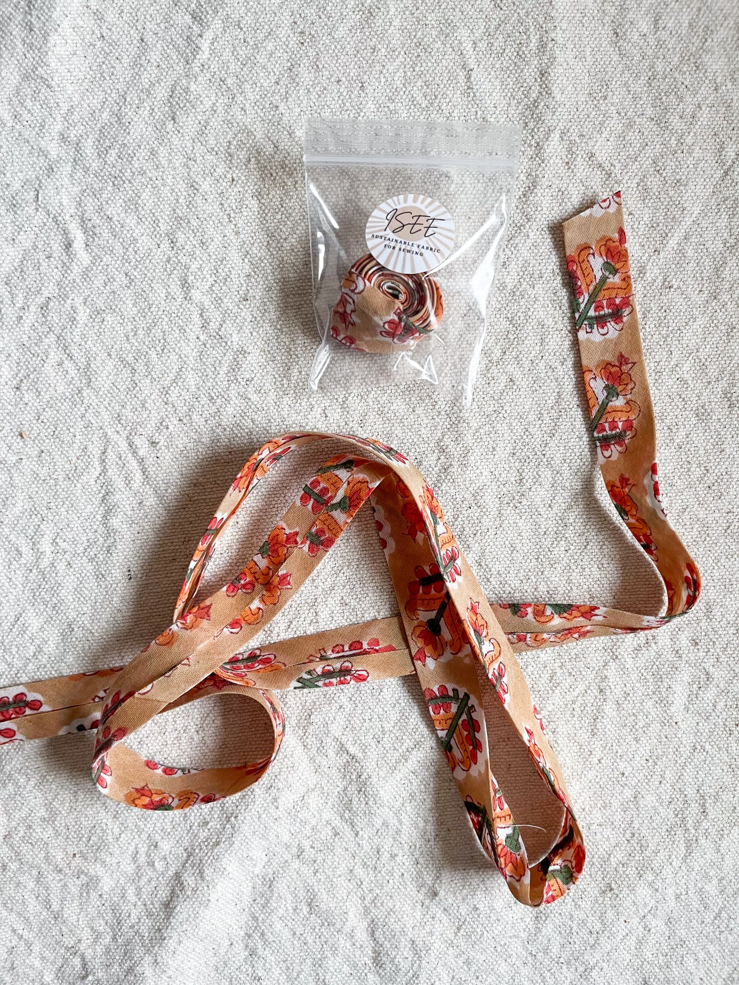 3/4” Handcut Bias Tape - Isee fabric