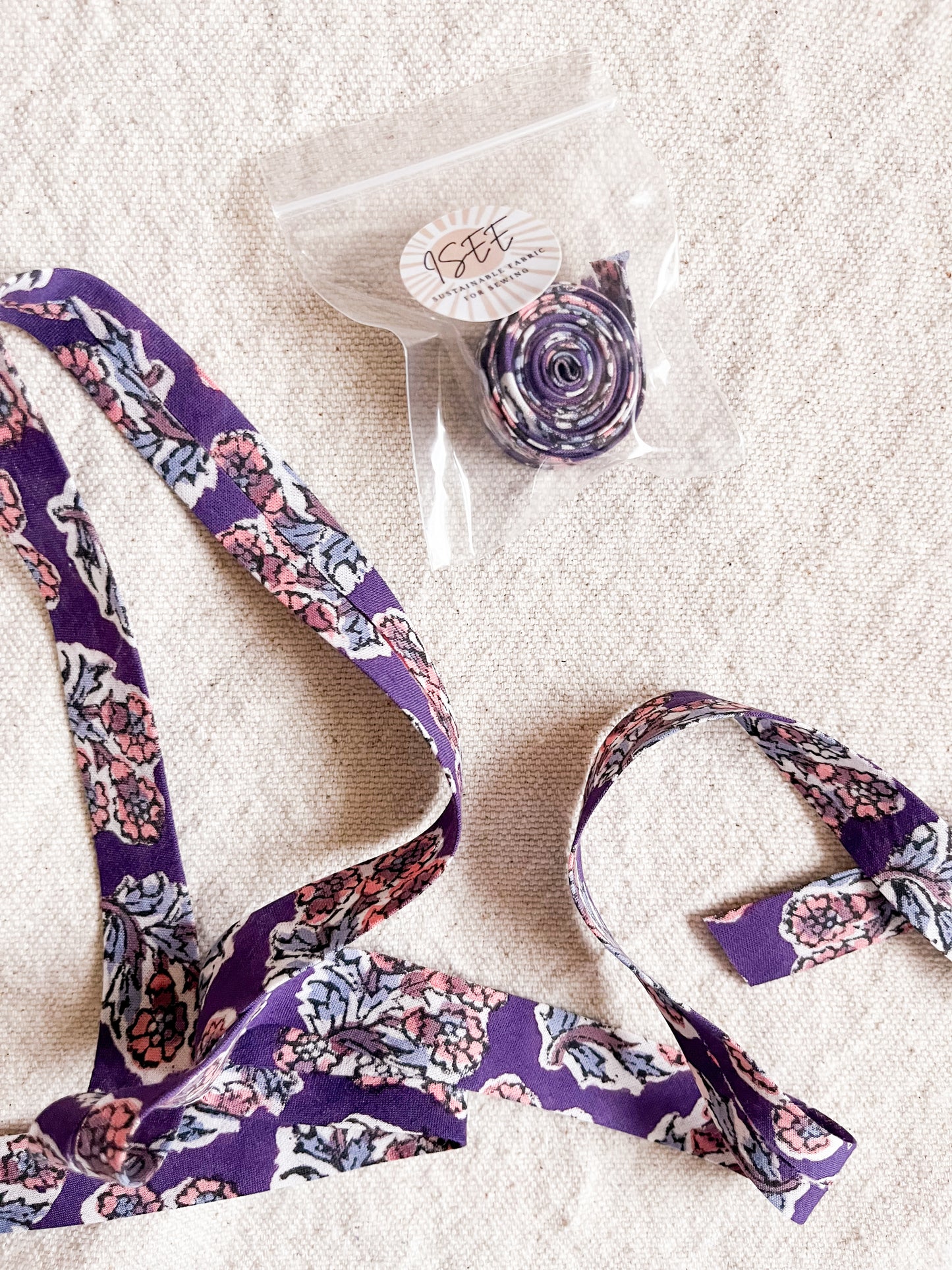 3/4” Handcut Bias Tape - Isee fabric