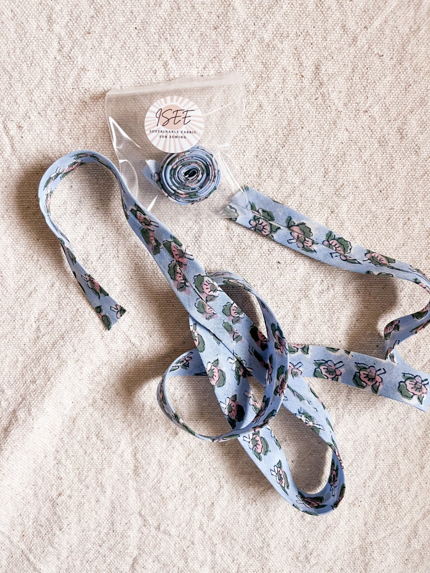 3/4” Handcut Bias Tape - Isee fabric