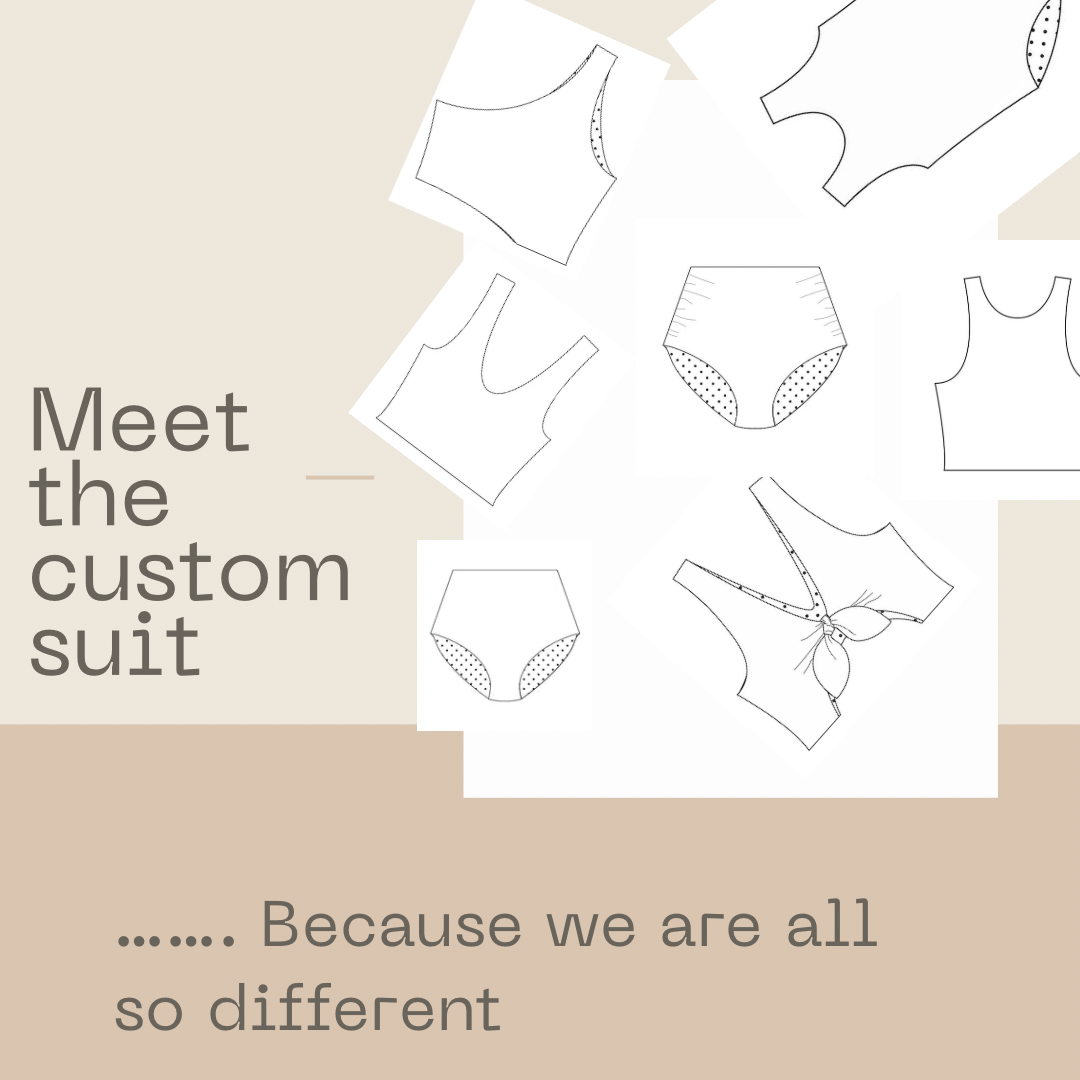 Customizable One Piece Swimsuit Sewing Pattern - Isee fabric