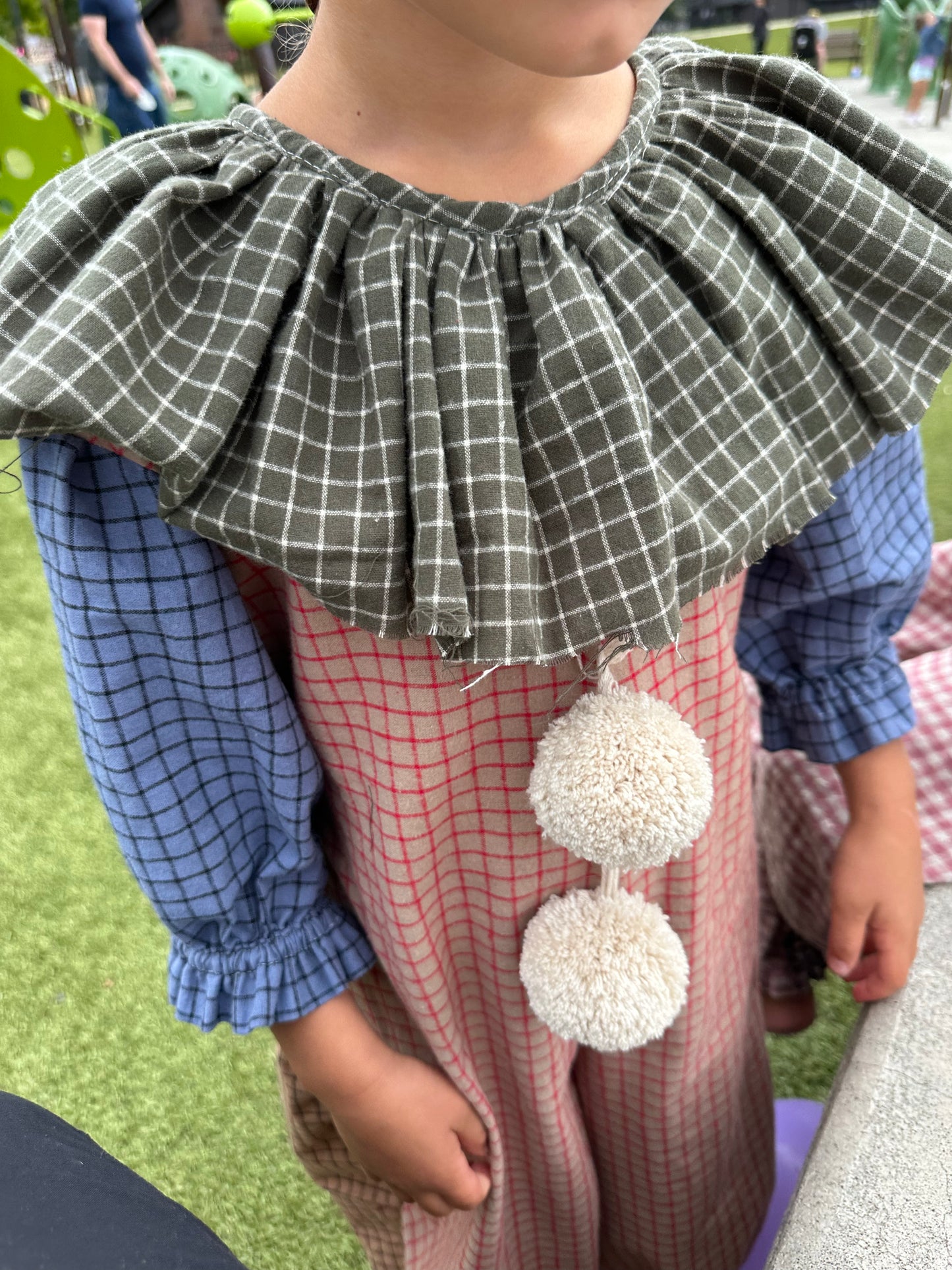 Brushed Cotton Grid Plaid Fabric
