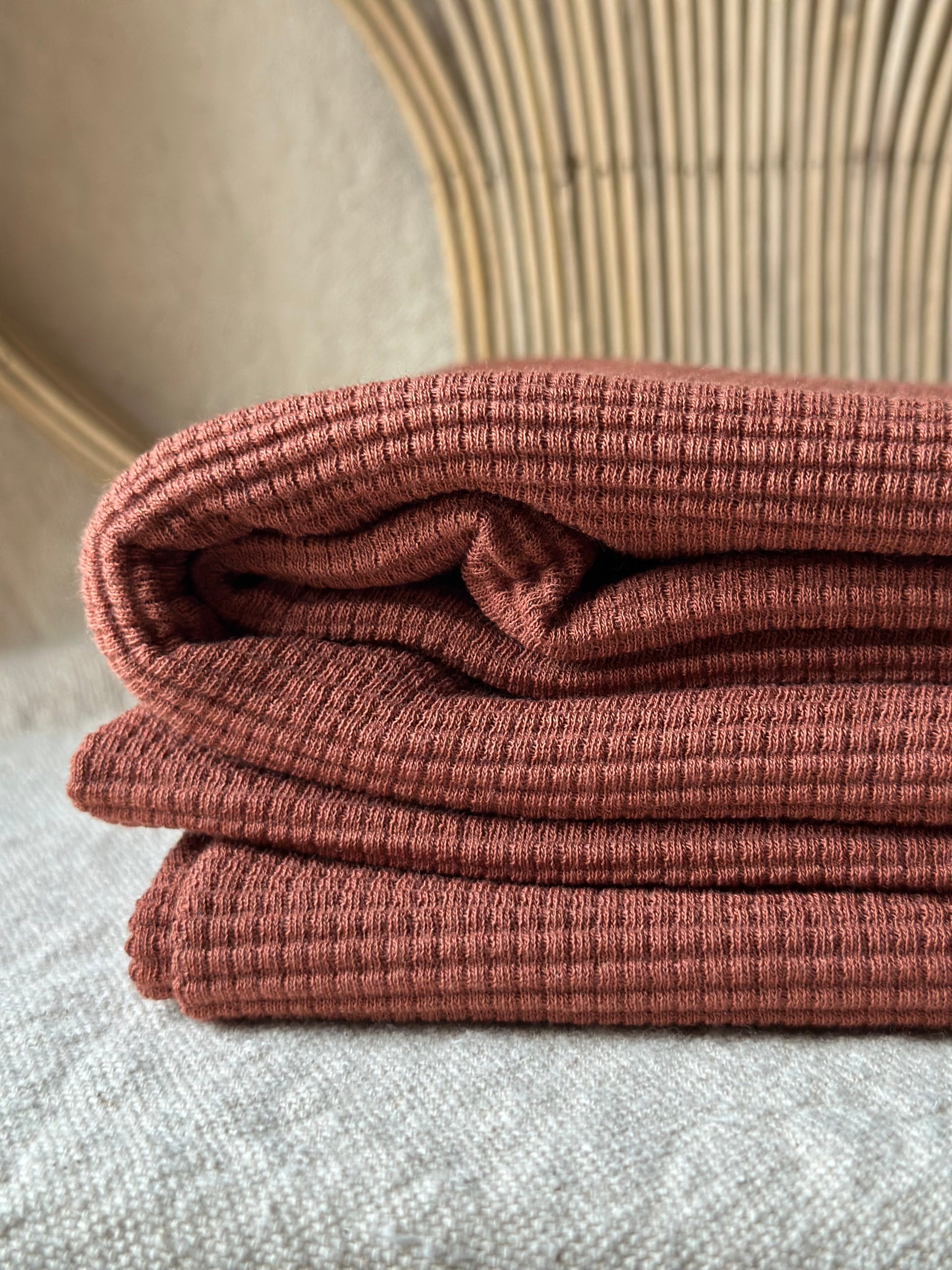 Organic Cotton Waffle Box Thermal - Isee fabric