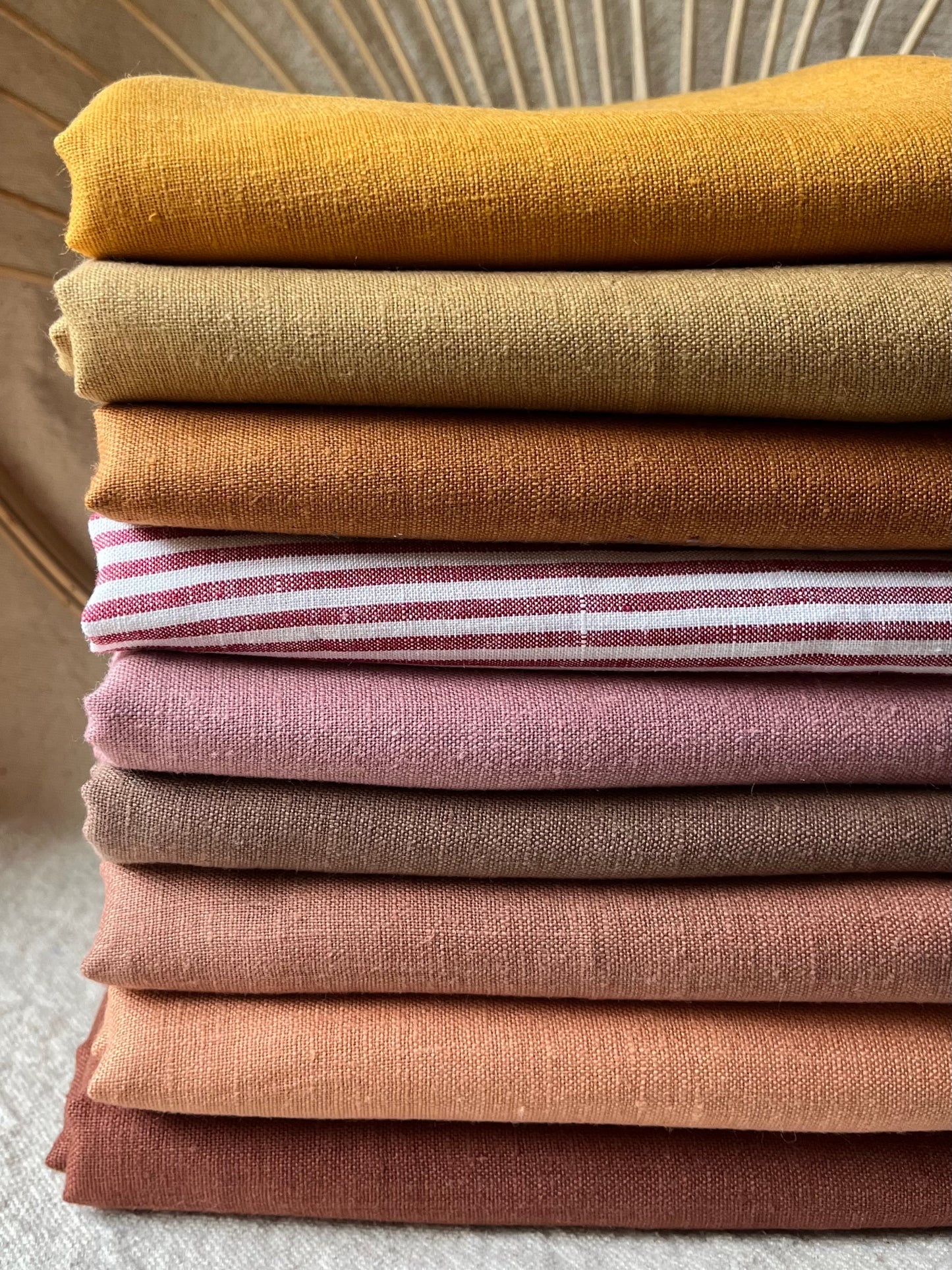 Medium Weight European Laundered Linen (sold by the half yard)