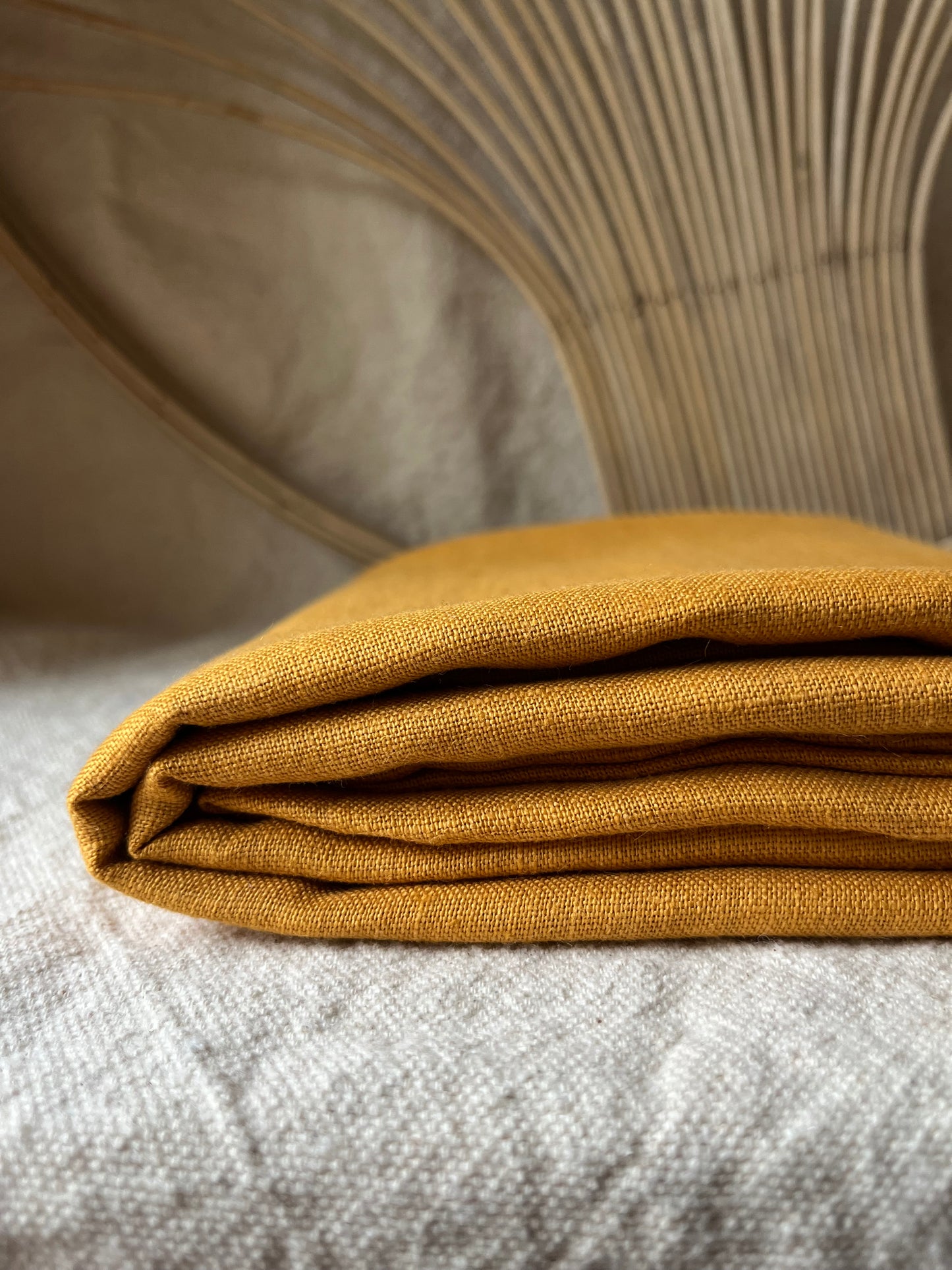 Medium Weight European Laundered Linen  (sold by the half yard)