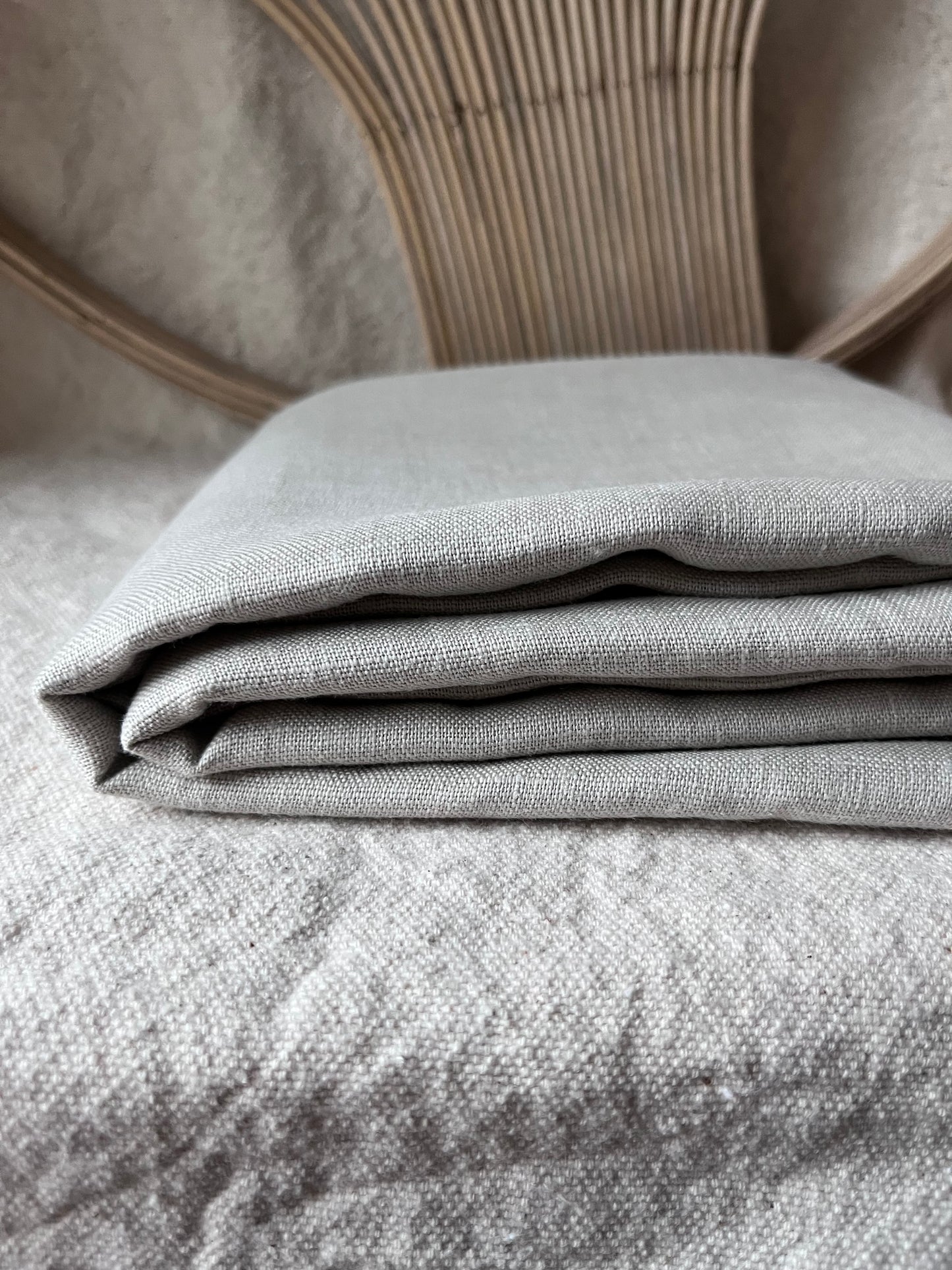 Medium Weight European Laundered Linen  (sold by the half yard)