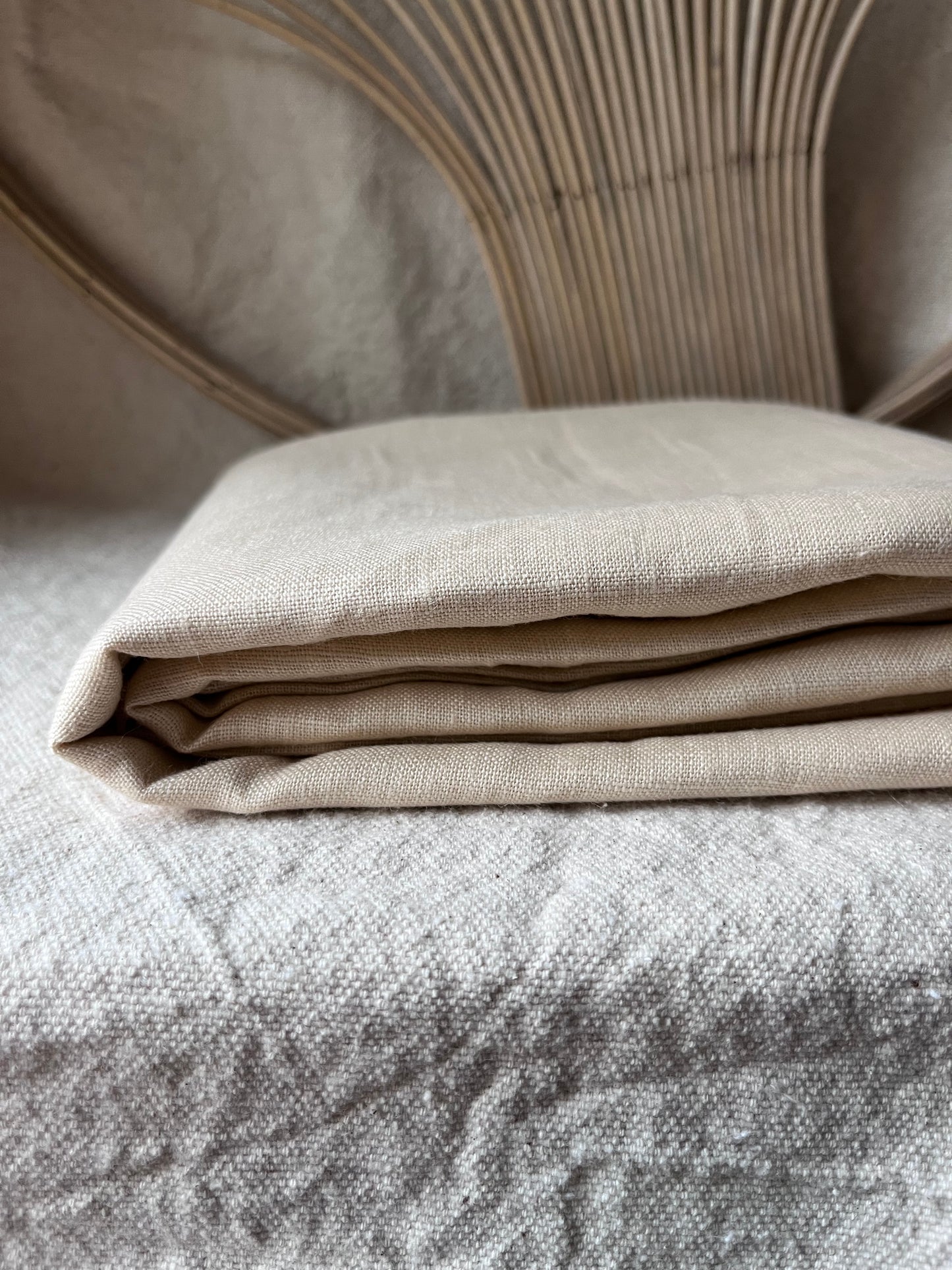 Medium Weight European Laundered Linen  (sold by the half yard)