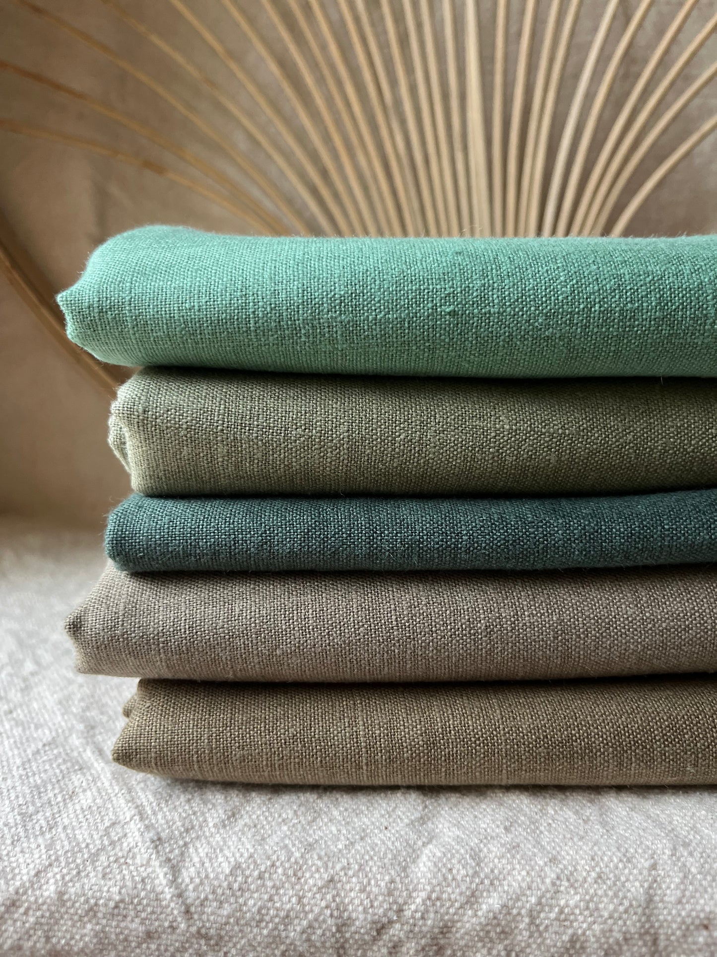 Medium Weight European Laundered Linen (sold by the half yard)