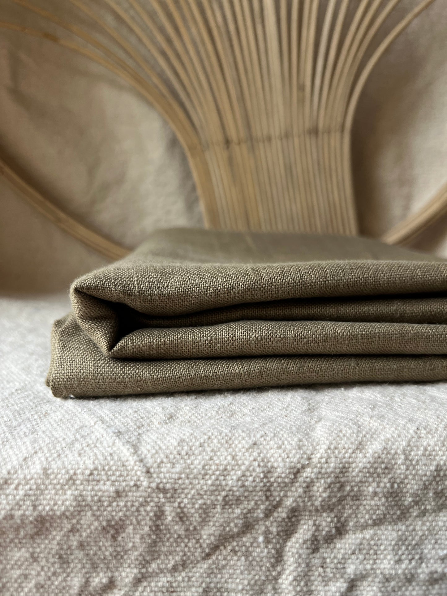 Medium Weight European Laundered Linen  (sold by the half yard)