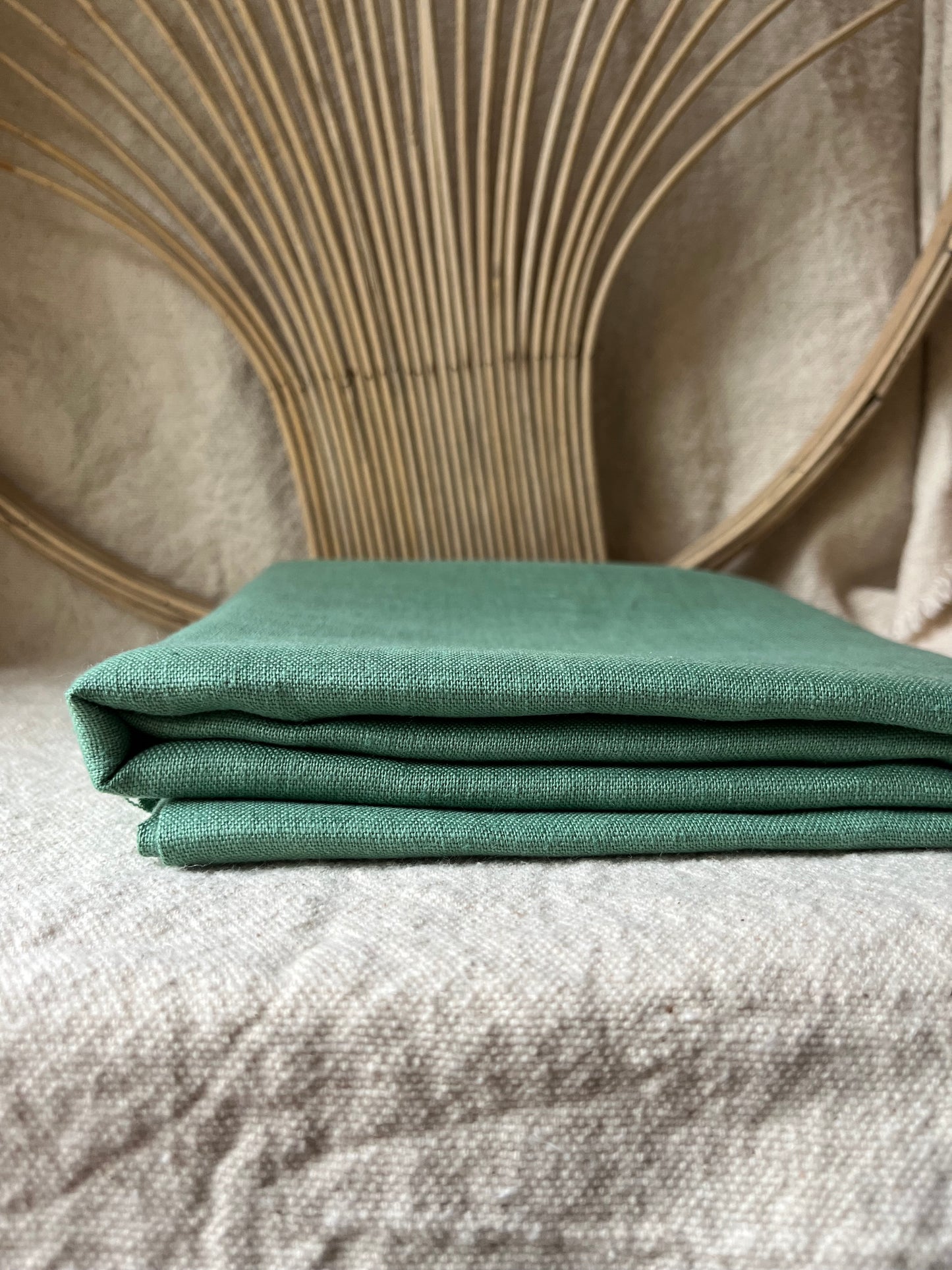 Medium Weight European Laundered Linen  (sold by the half yard)