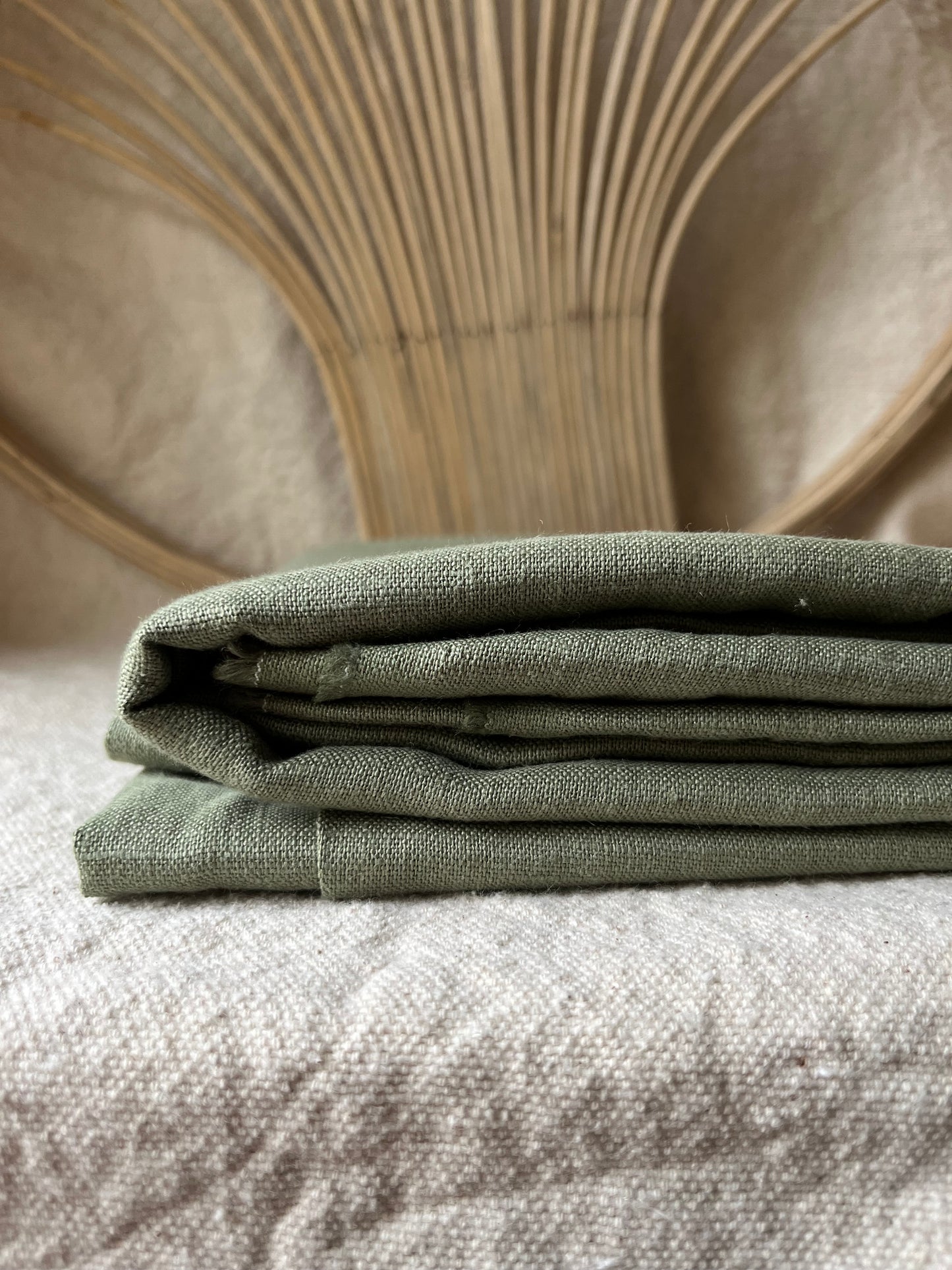 Medium Weight European Laundered Linen  (sold by the half yard)