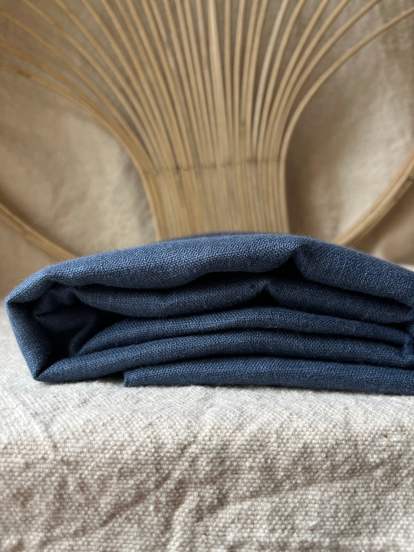 Medium Weight European Laundered Linen  (sold by the half yard)