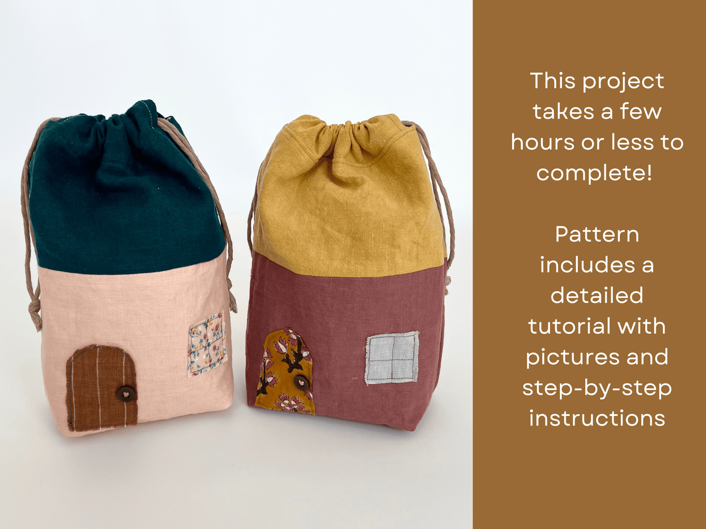 House bag listing photo, tutorial included.