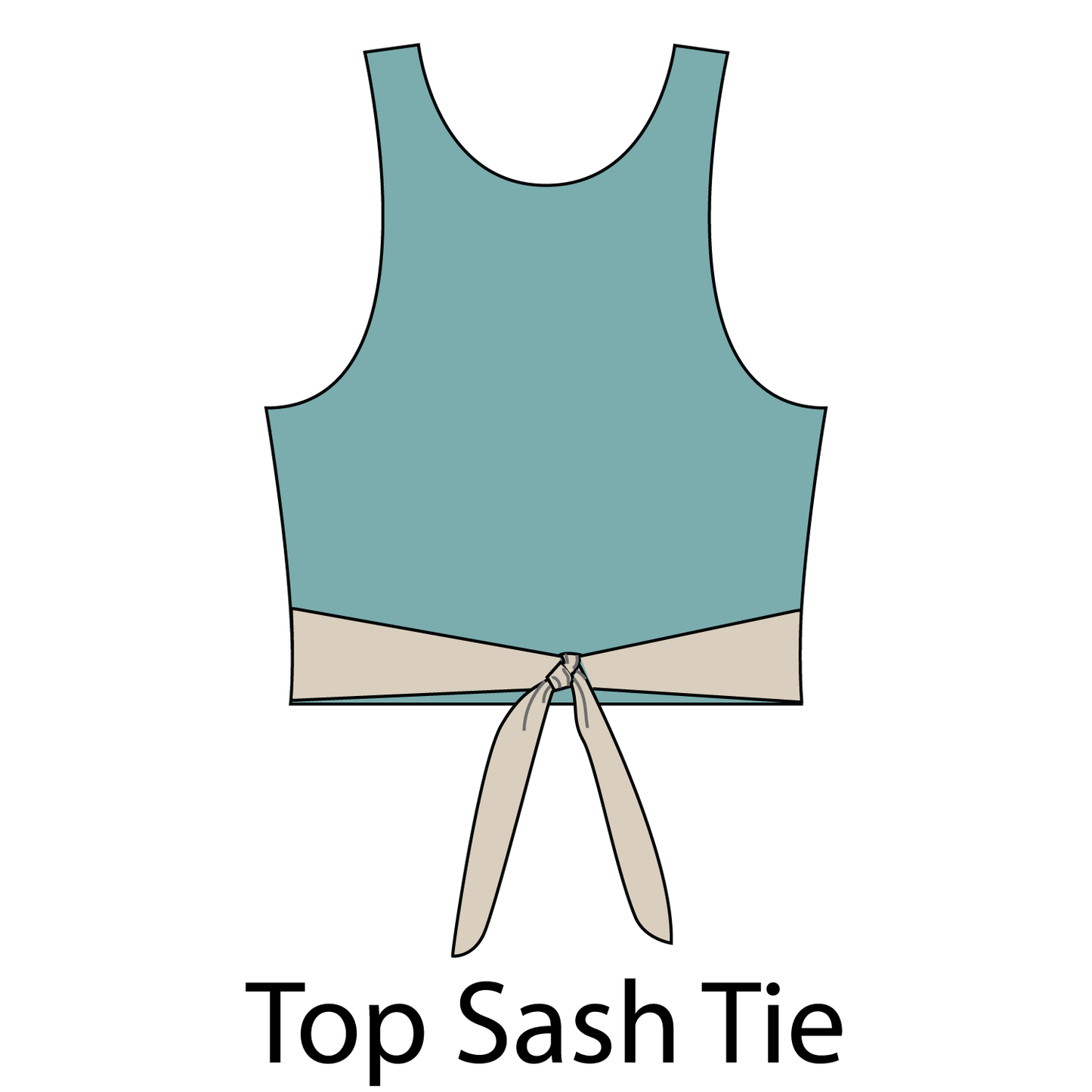 Customizable One Piece Swimsuit Sewing Pattern