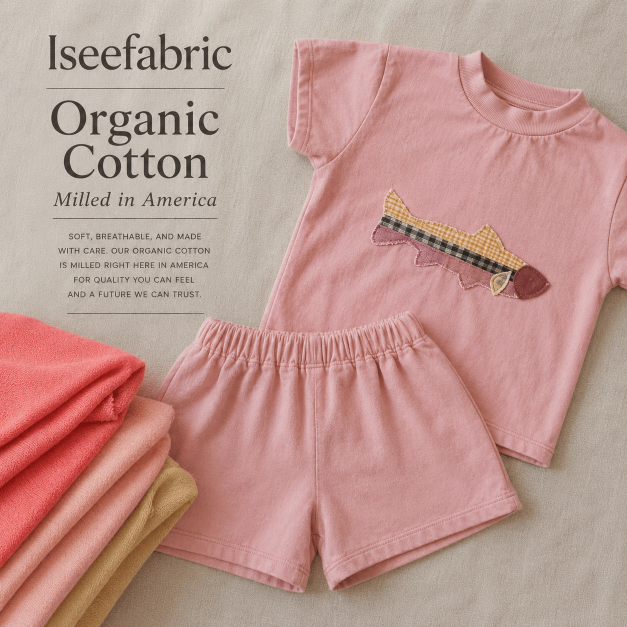 Organic Cotton/Spandex French Terry - Isee fabric