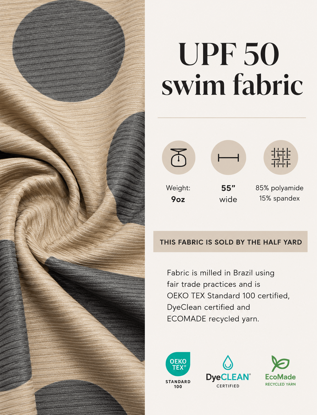 Ribbed Swim Fabric - Isee fabric