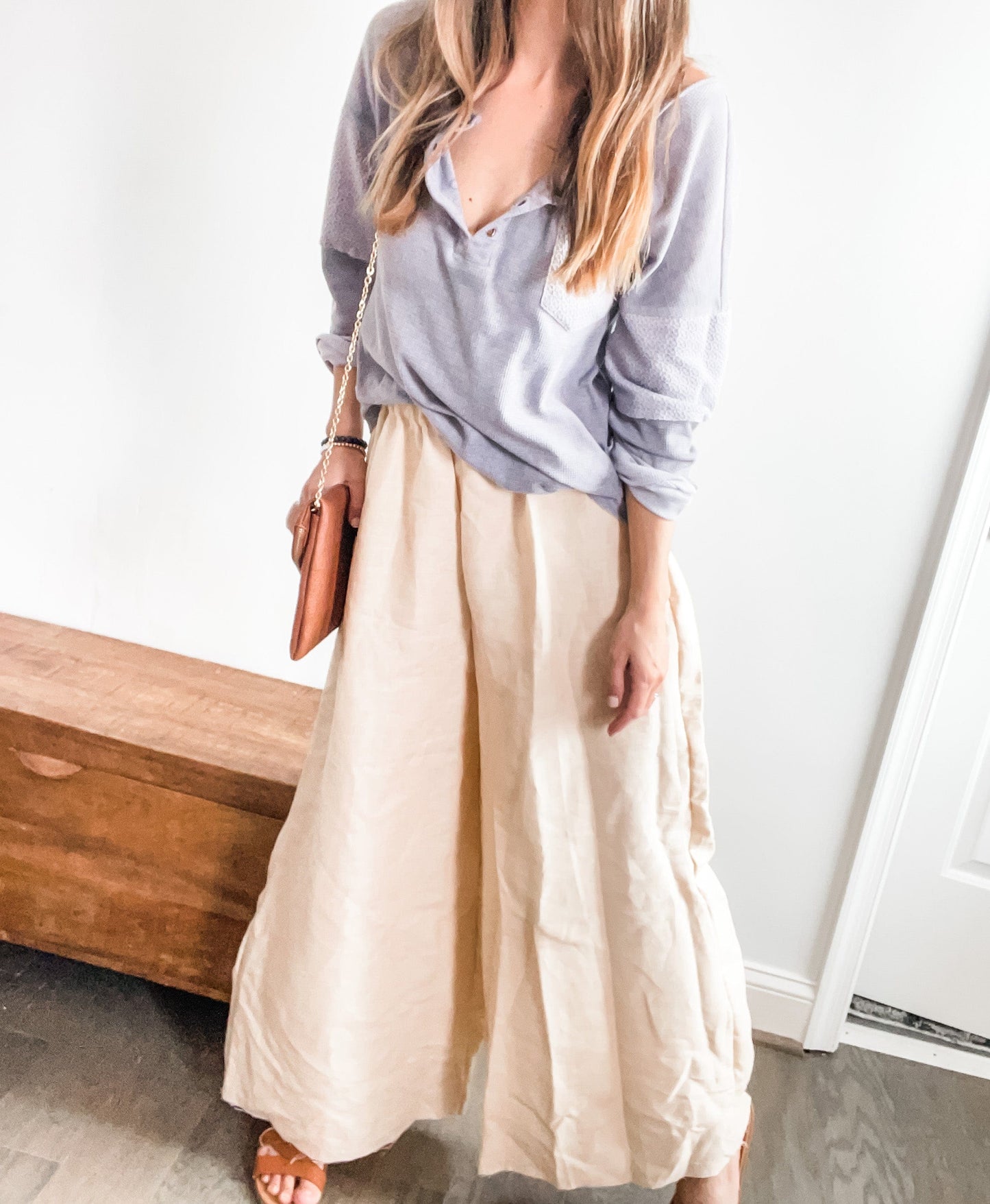 Women's Poppy Wide Leg Pants Sewing Pattern - Isee fabric