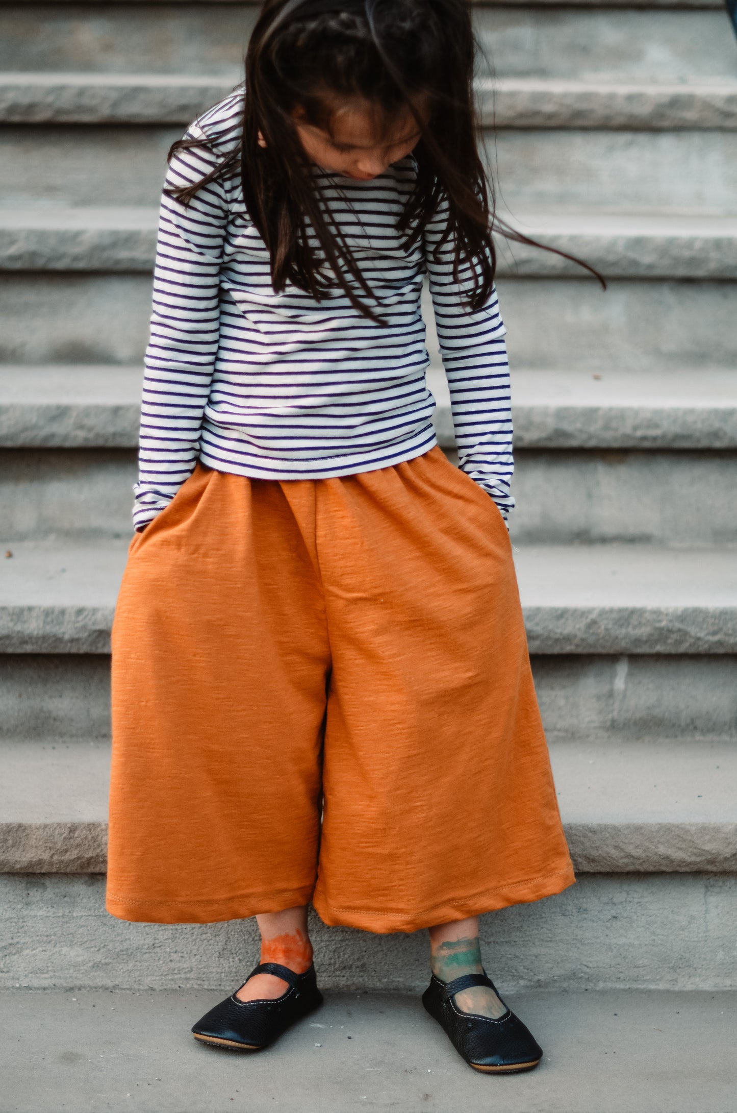 Children's Poppy Wide Leg Pants Sewing Pattern