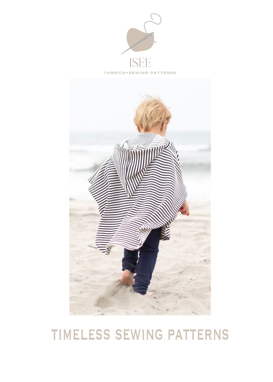 The Beach Poncho Sewing Pattern - Isee fabric