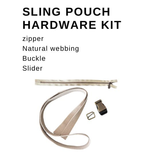 Sling Pouch Hardware Kit - Isee fabric