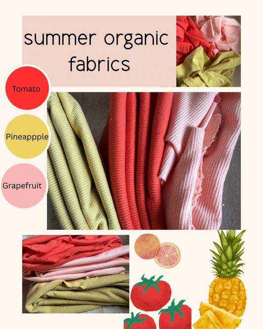 ☀️ Meet Our Summertime Fabrics: Organic, American-Milled & Made for Everyday Sewing