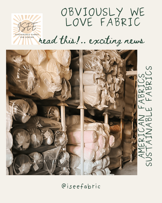Exciting News: We’re Partnering With a USA Mill & Warehouse in California - Isee fabric
