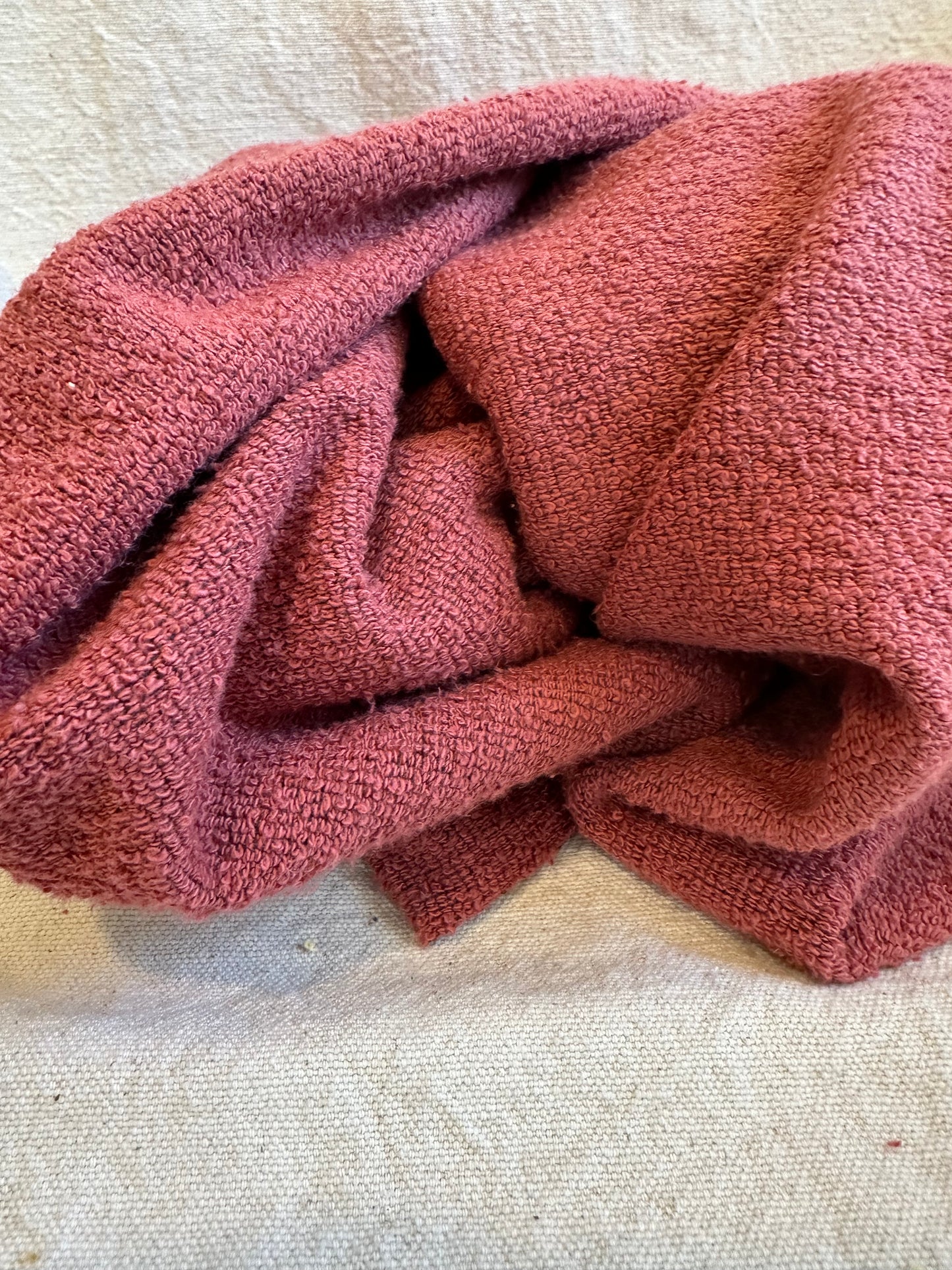 PREMIUM Heavyweight Cotton Terry Fabric – 60” Wide – 19 oz Per Yard
