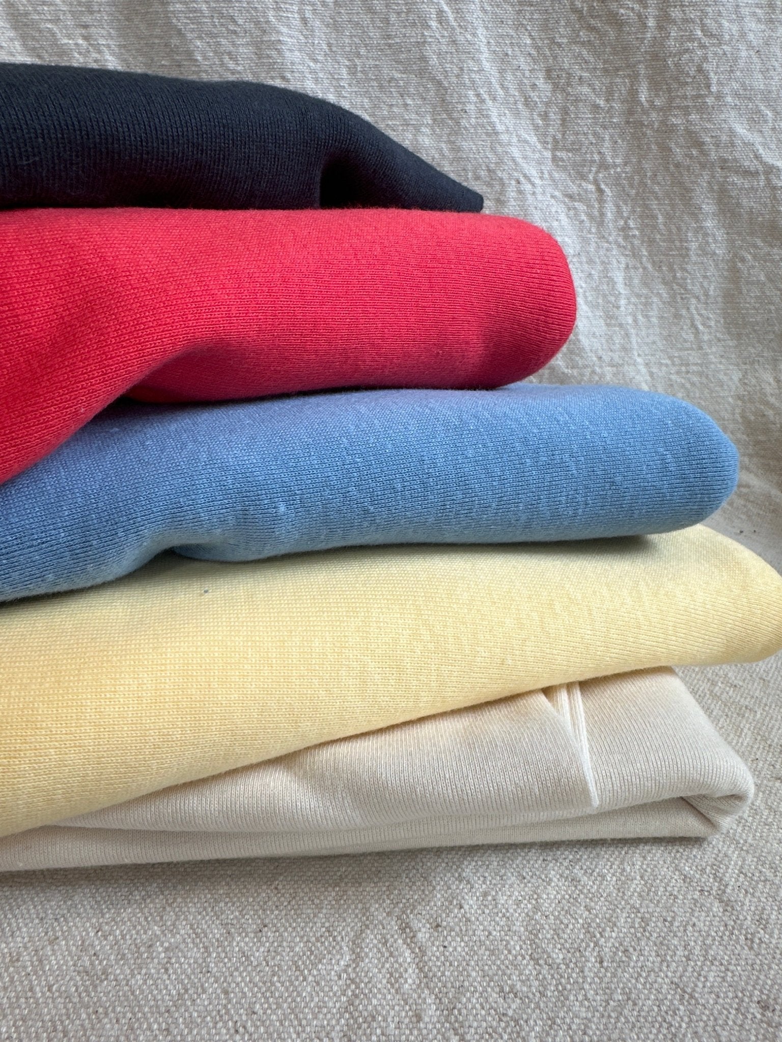 1x1 Rib, 100% USA milled Cotton - Isee fabric