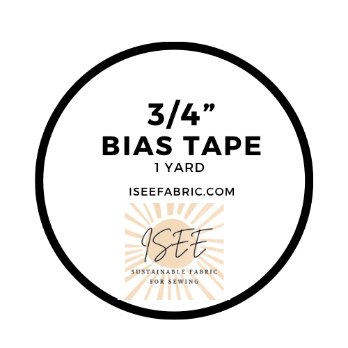3/4” Handcut Bias Tape - Isee fabric
