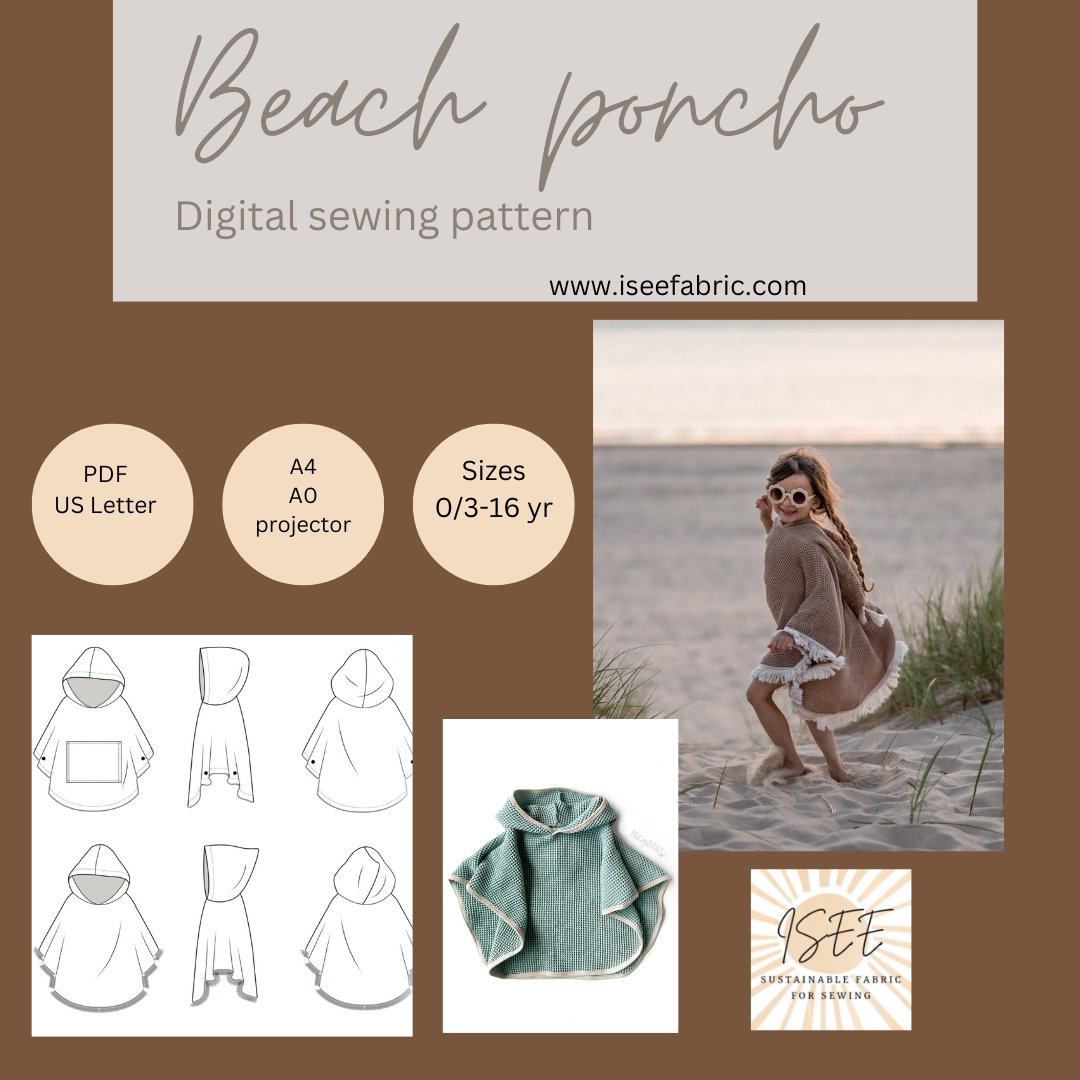 The Beach Poncho Sewing Pattern