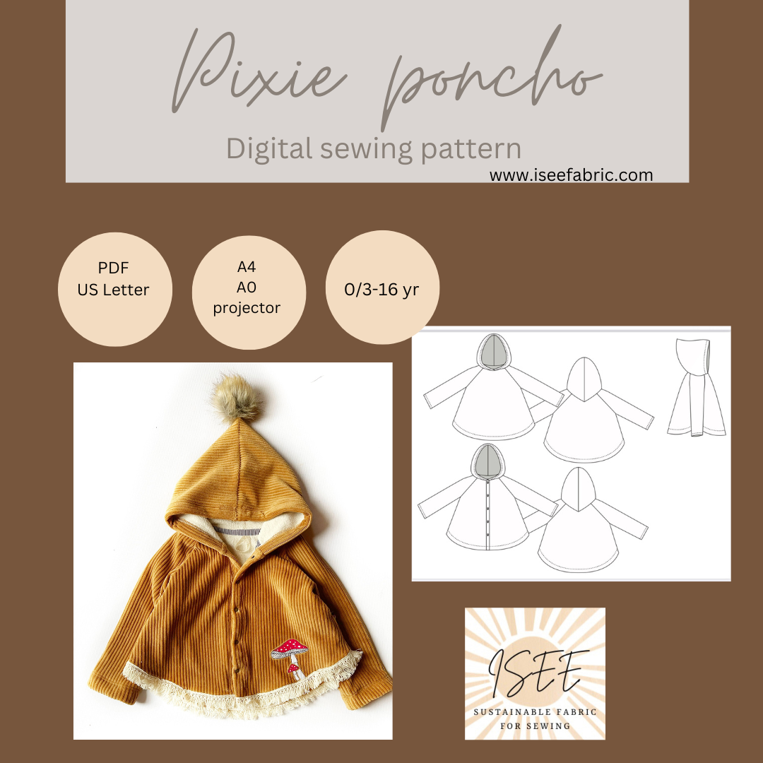 The Pixie Poncho Sewing Pattern