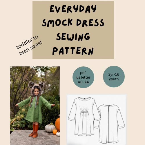 The Everyday Smock Dress/Top PDF Pattern