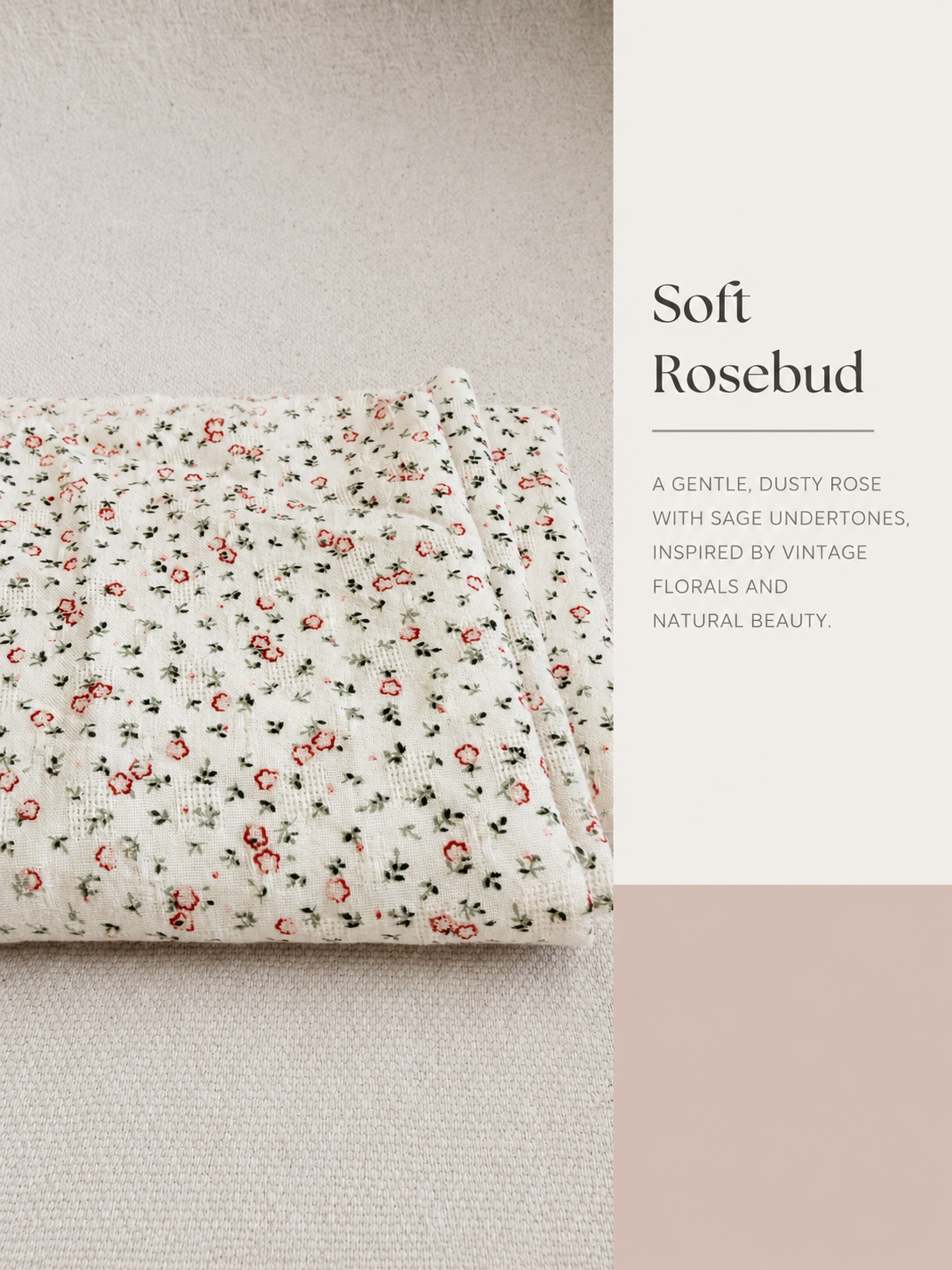 Soft Florals Cotton Crinkle Woven