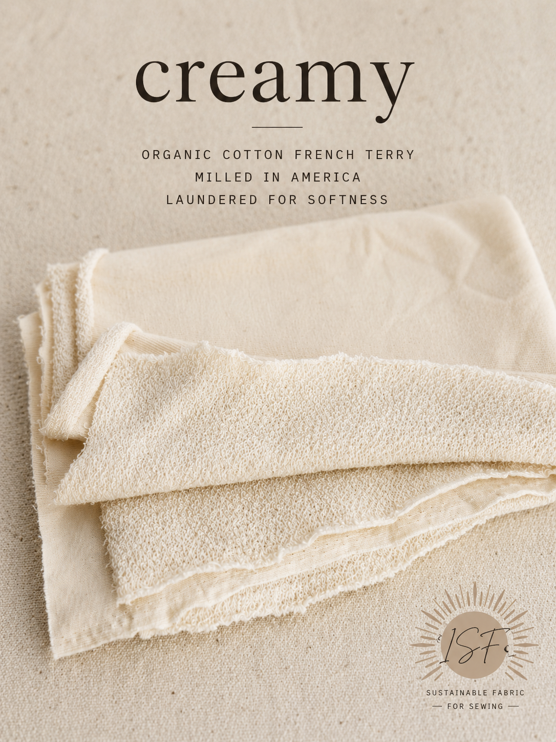 Organic Large Loop American Milled French Terry