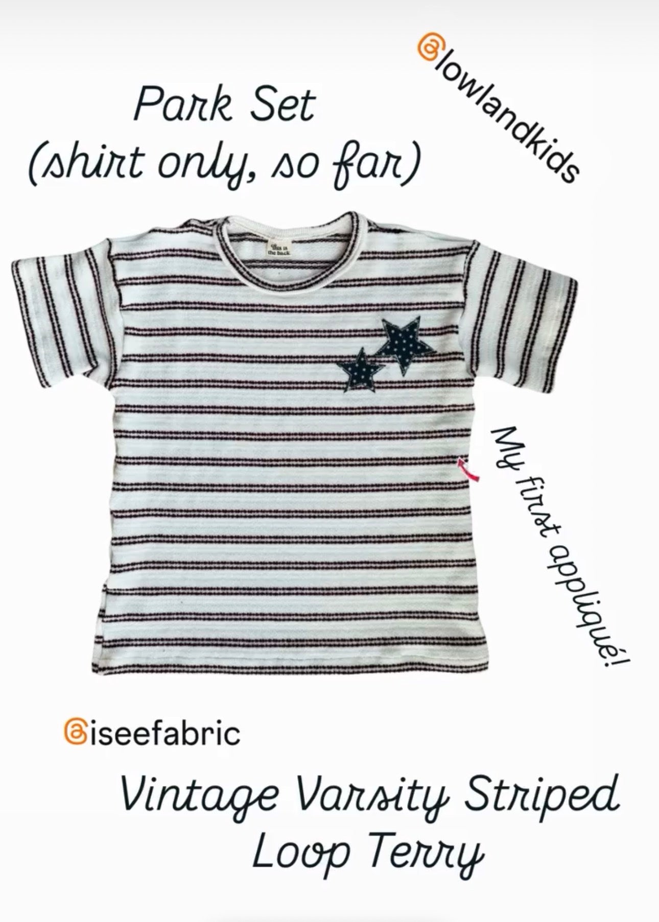 Vintage Varsity Stripe Loop Terry