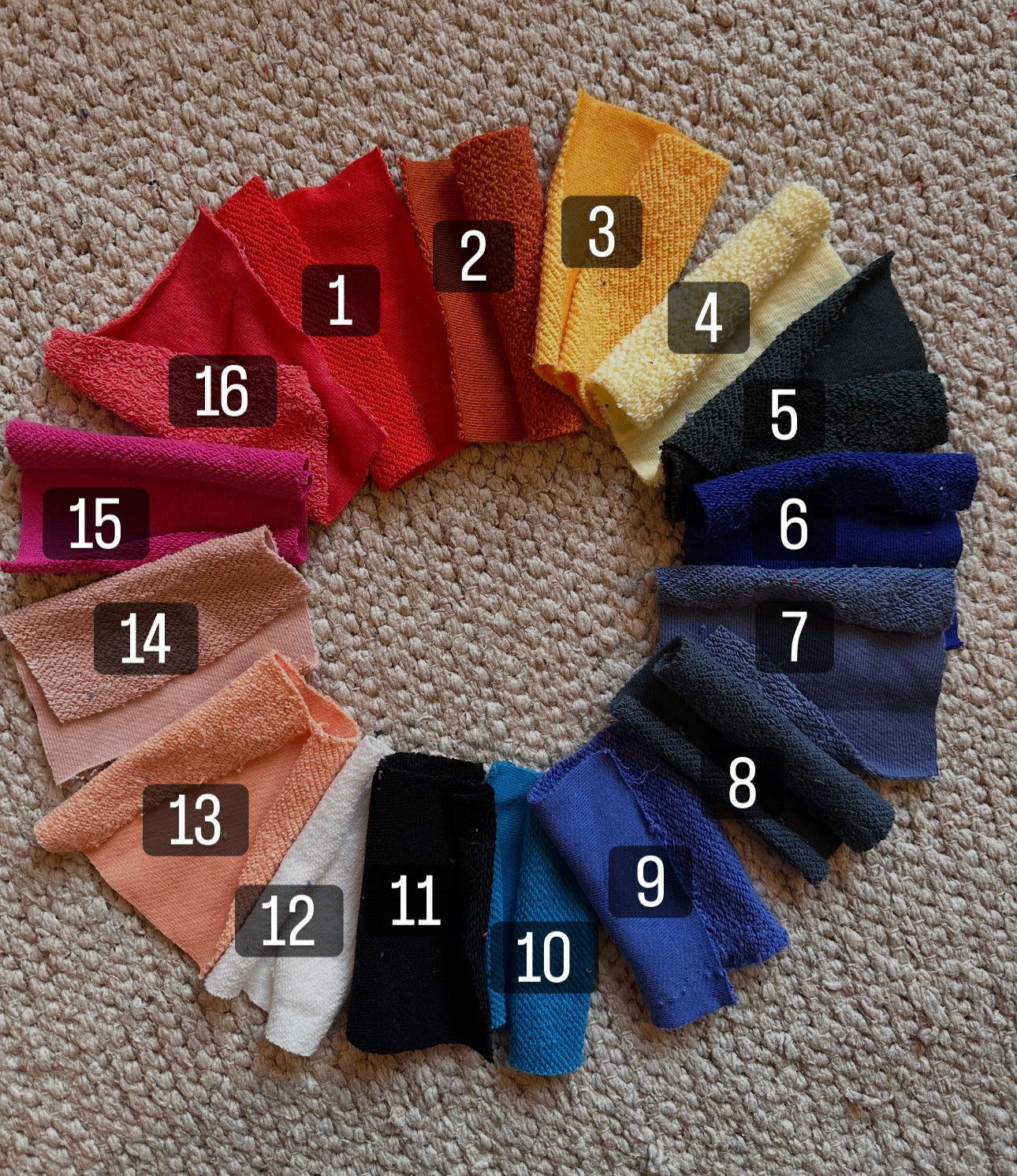 Cotton Large Loop French Terry — Unlaundered — WORKWEAR STYLE