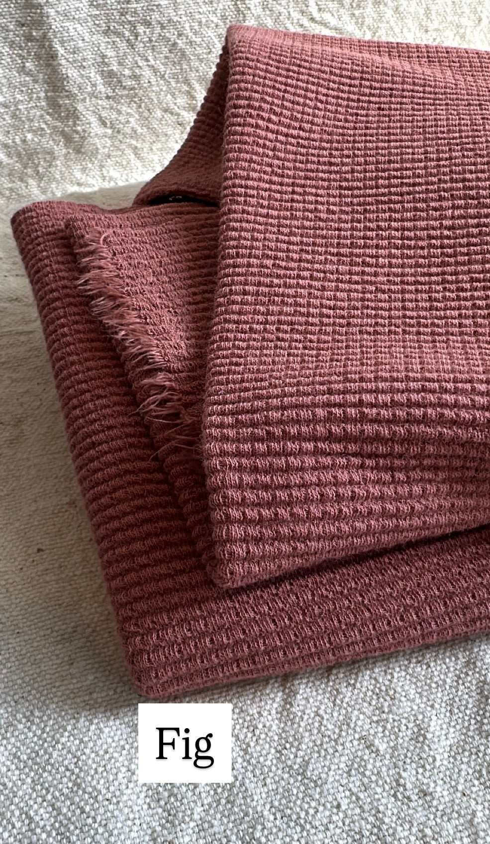 Organic Cotton Waffle Box Thermal