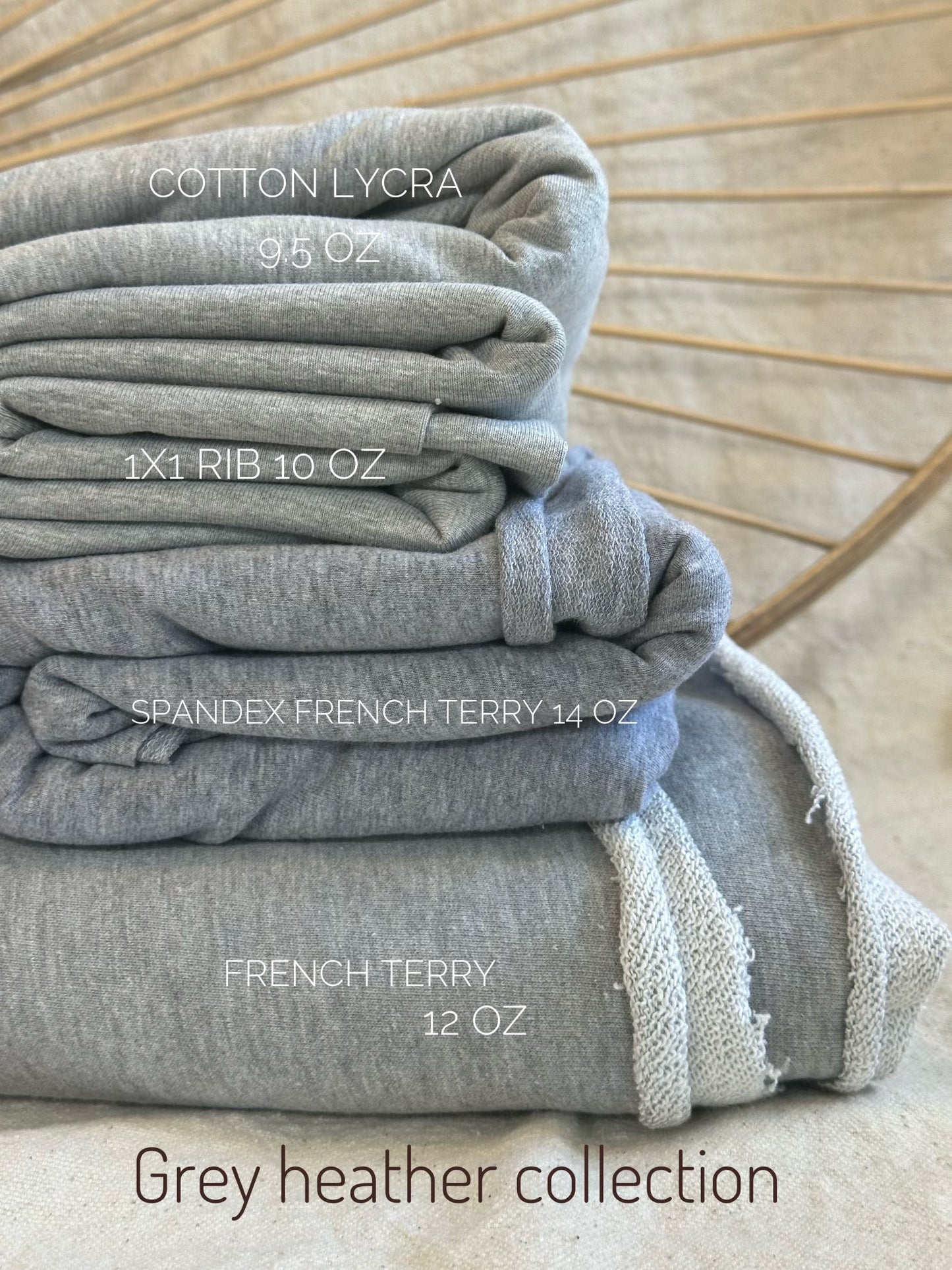 Heathered Gray Collection - Isee fabric